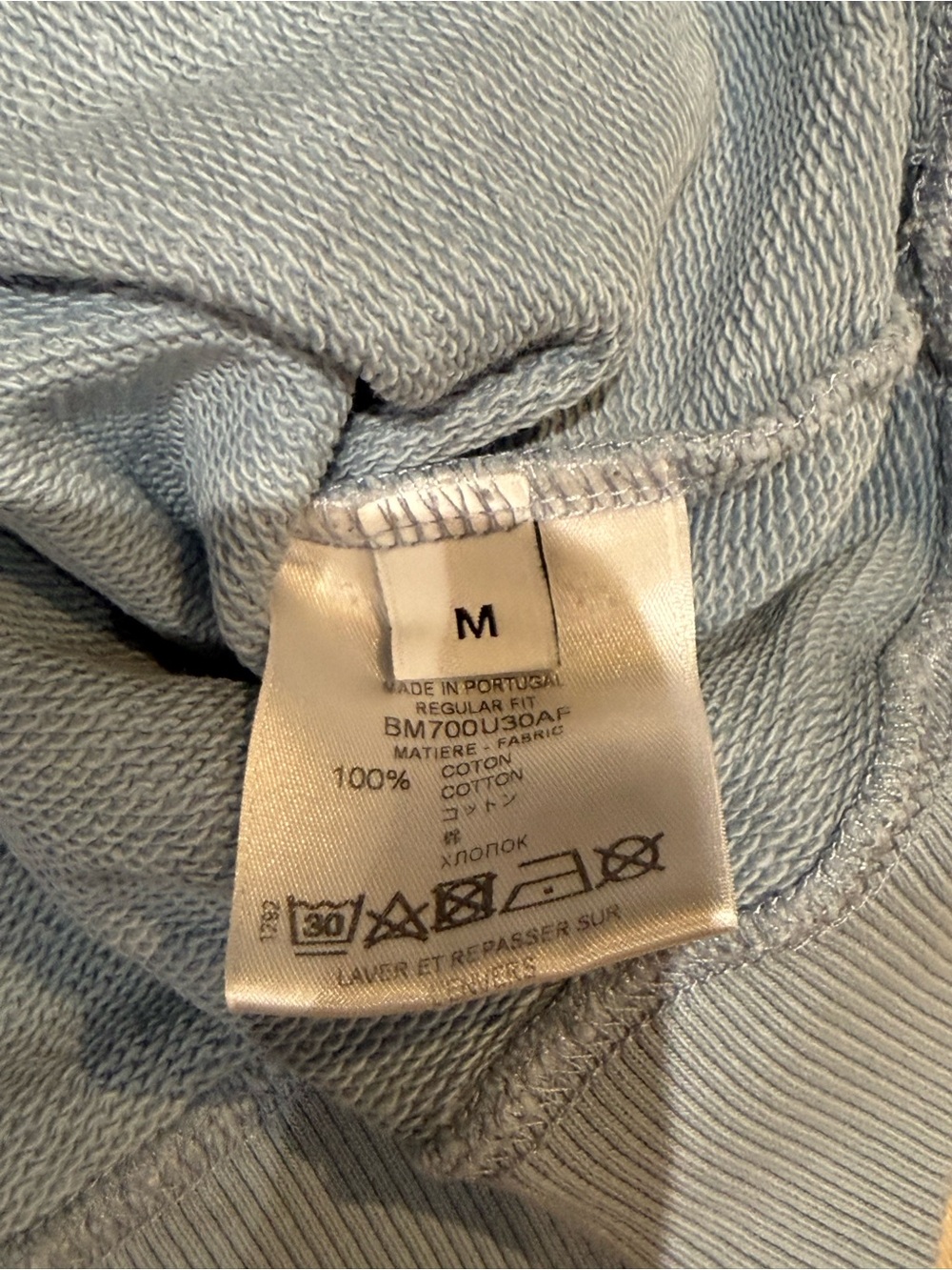 Givenchy Light Blue Logo Crewneck Sweatshirt - Picture 6 of 6